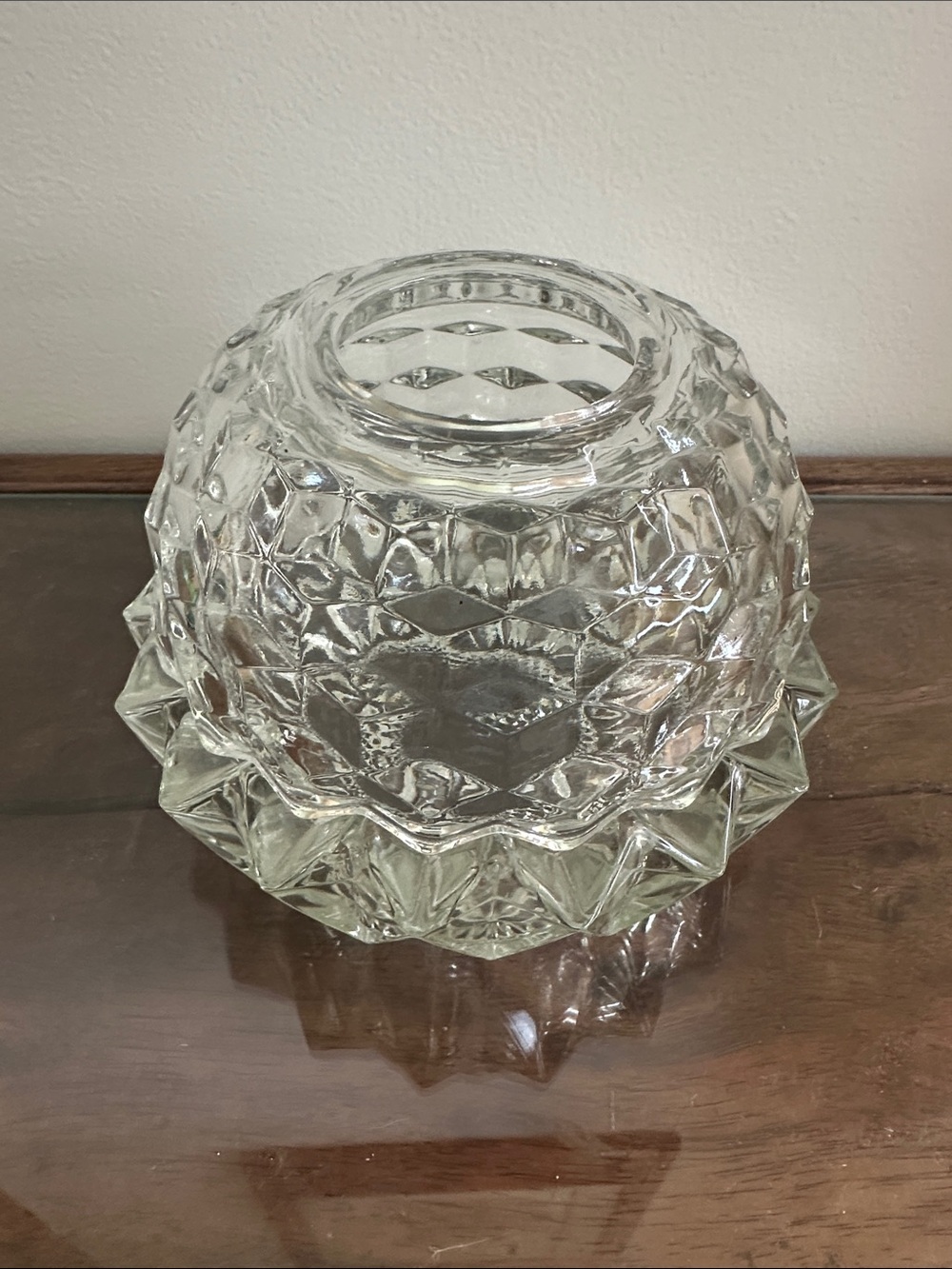 Vintage Franken Fairy Lamp w/Fostoria Top & KIG Base